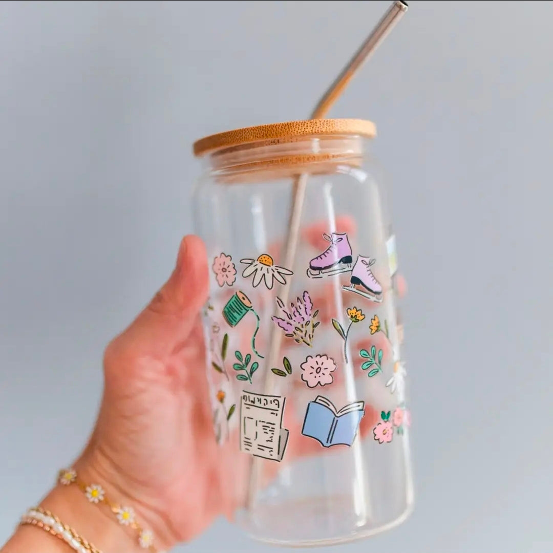 Little Women Glass Can