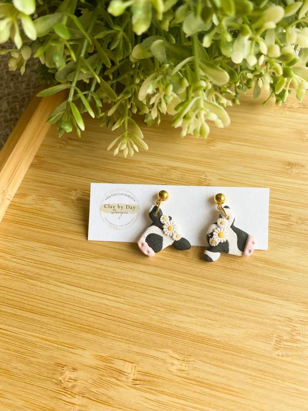 Dangle Clay Earrings
