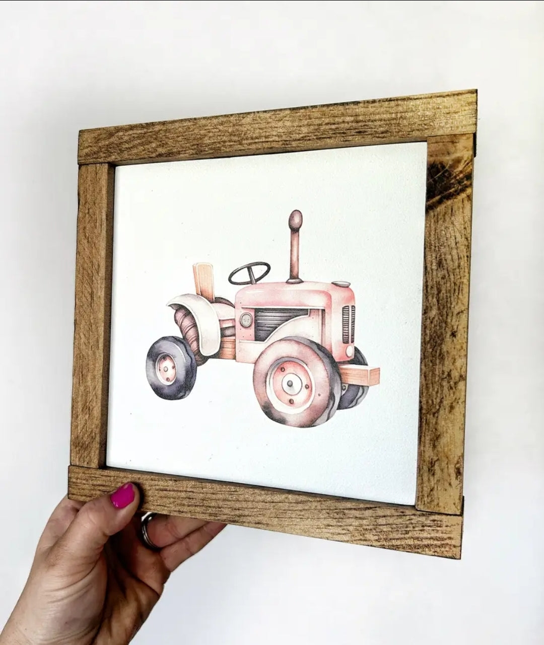 Tractor nursery sign