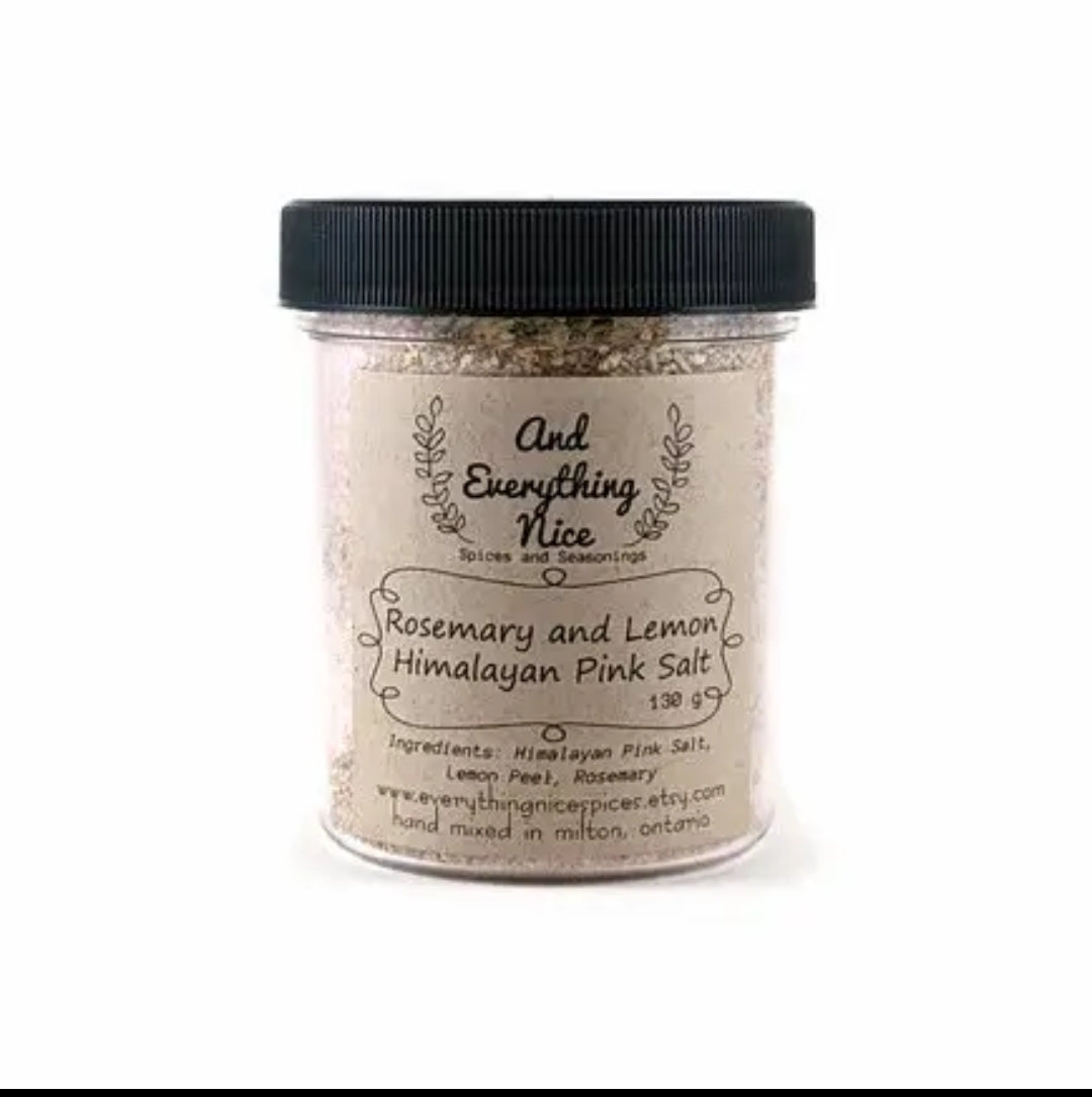 Rosemary + Lemon Himalayan Pink Salt