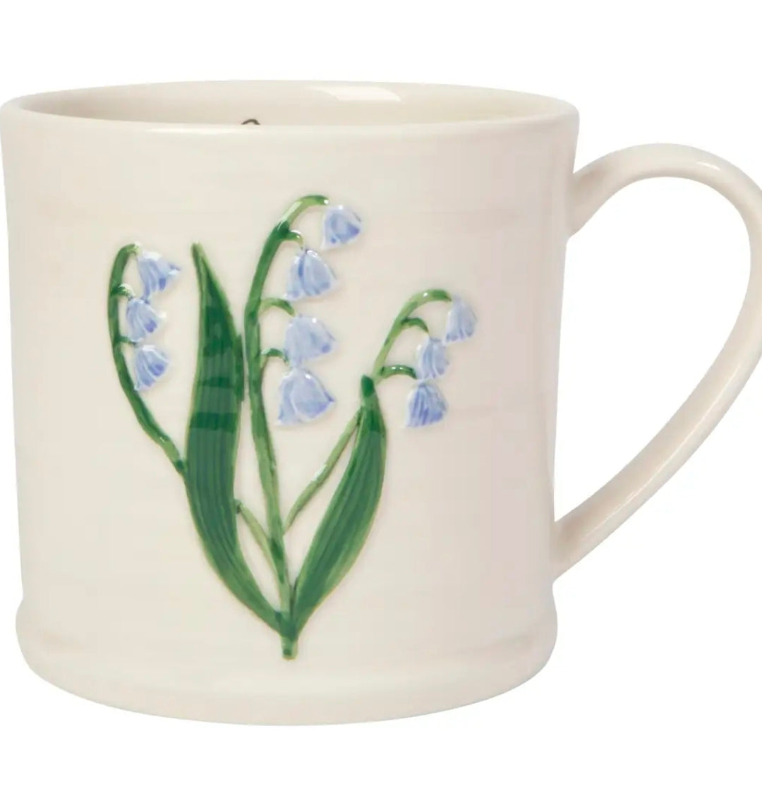 Bluebell Embossed Mug