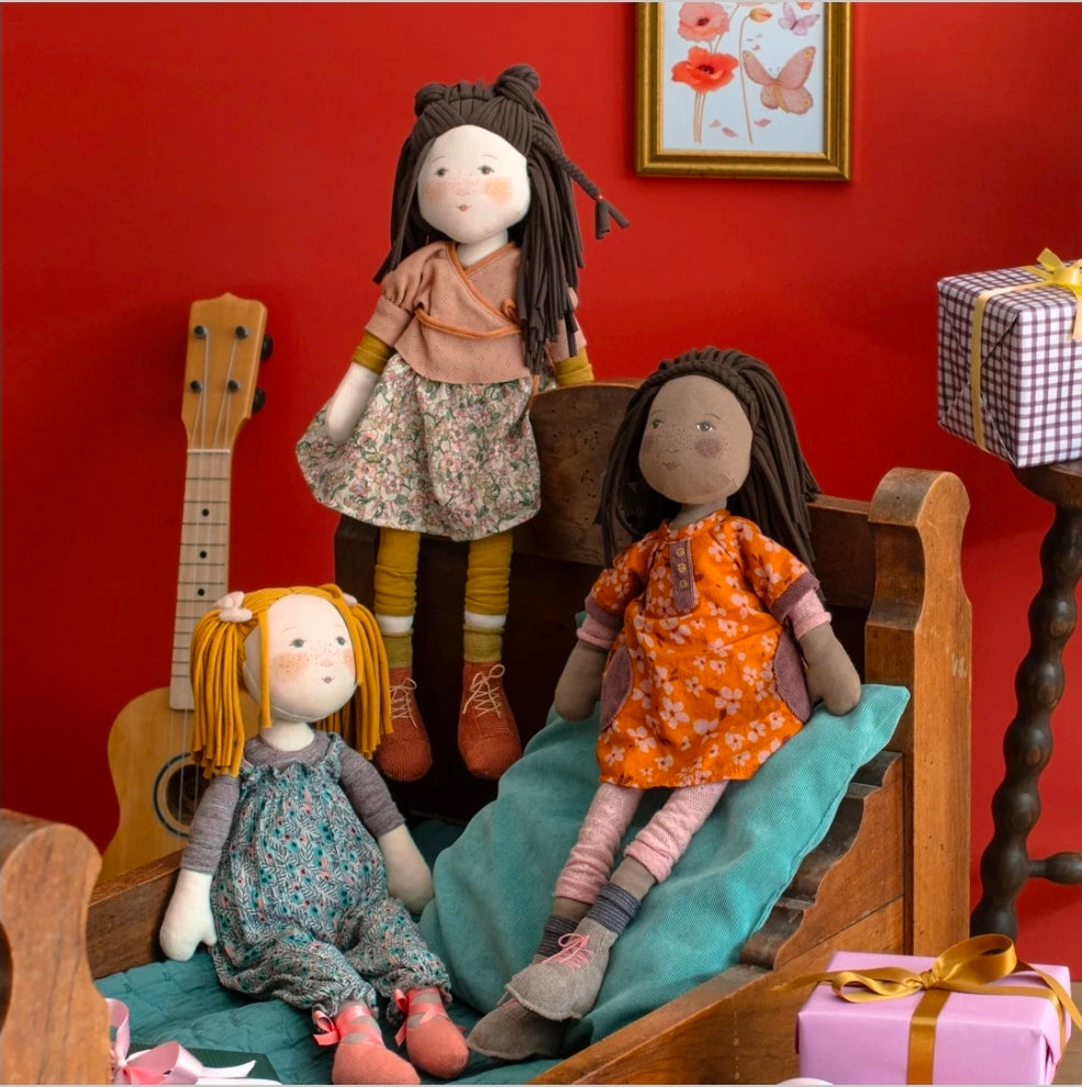 Les Rosalies- Vanille Rag Doll (31cm)