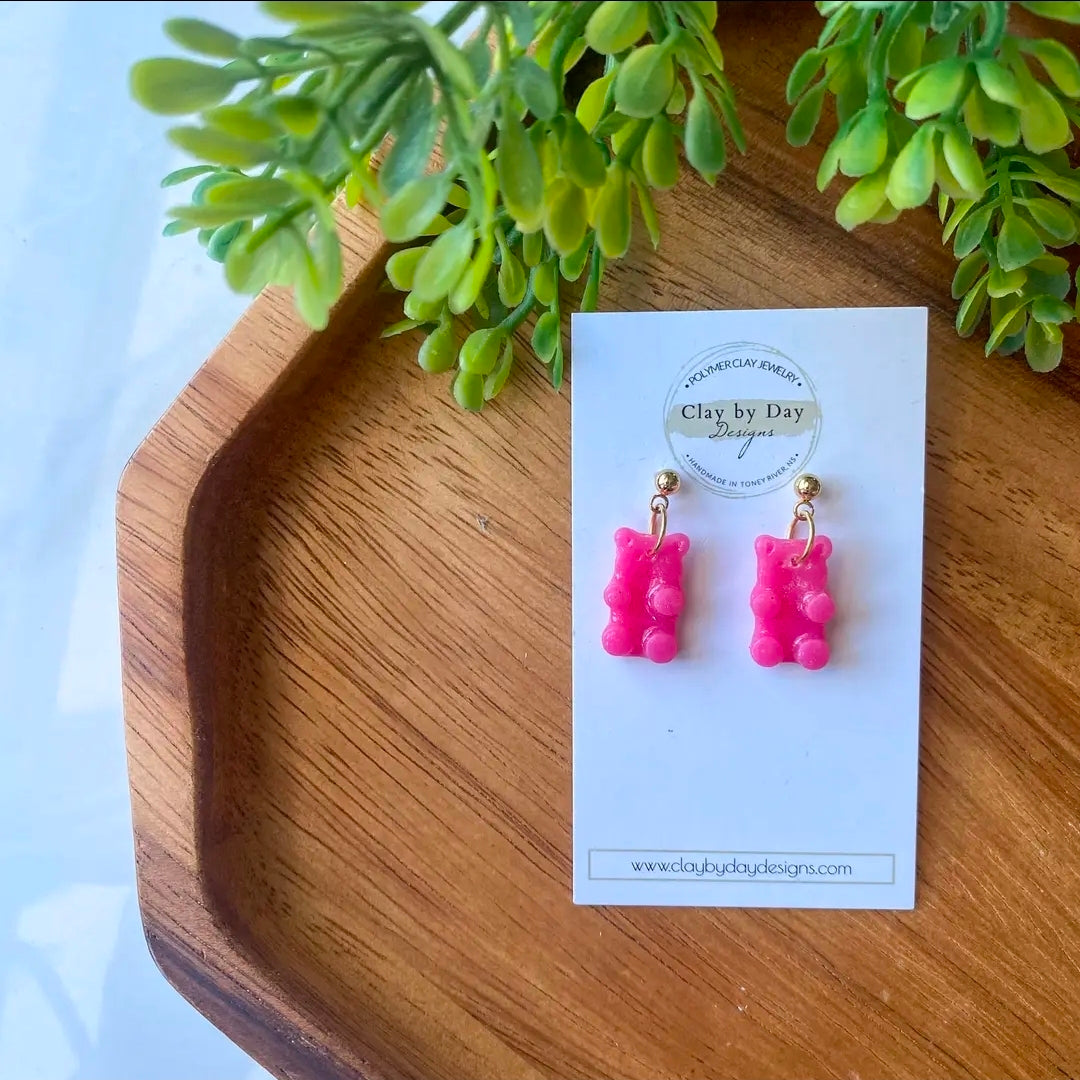 Dangle Clay Earrings