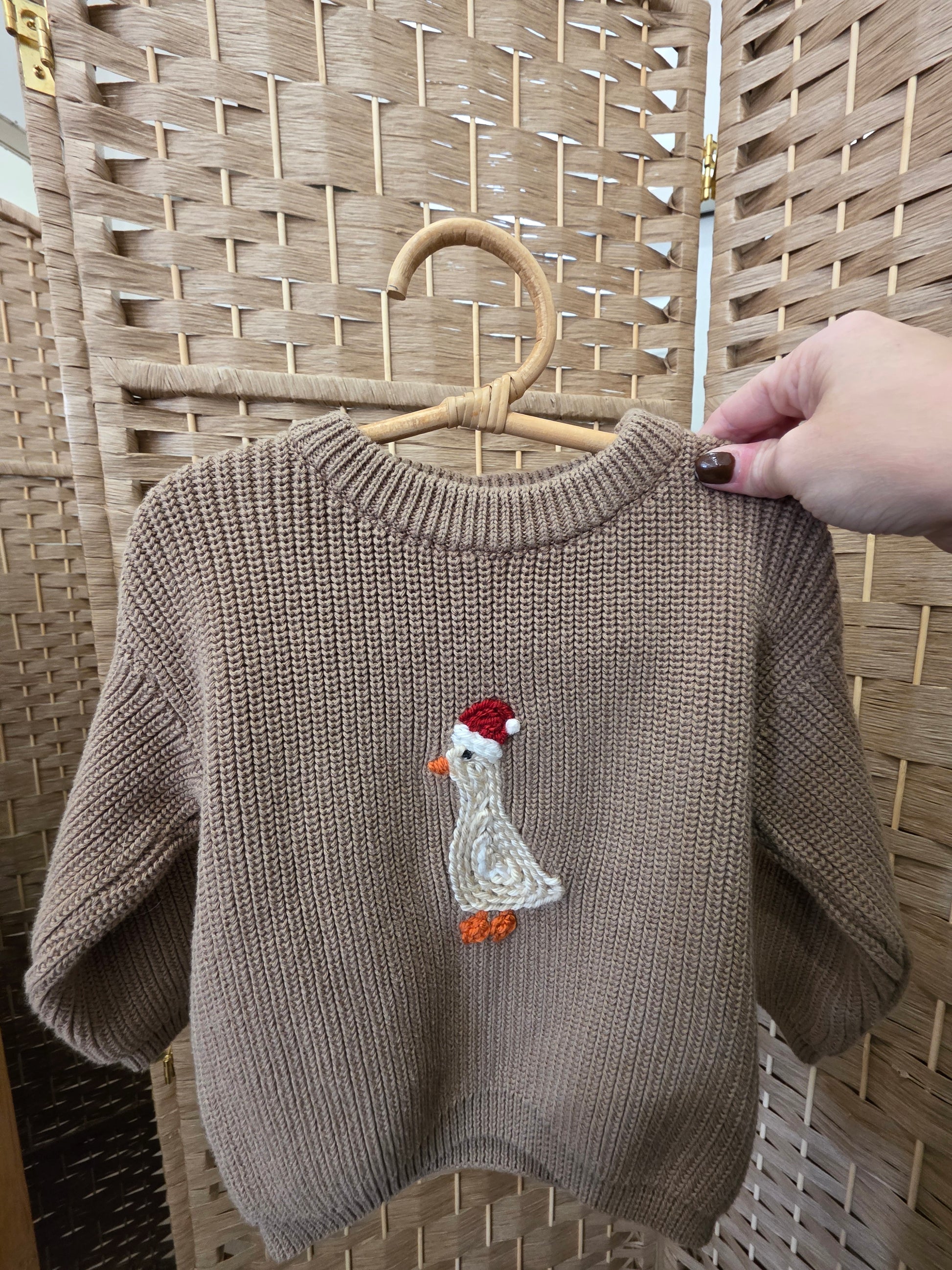 Christmas Goose Knit