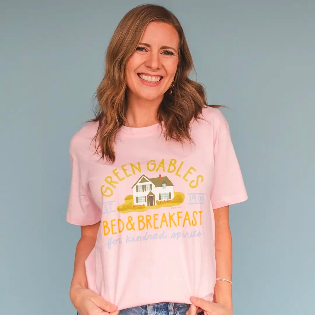 Anne of Green Gables Bed & Breakfast Tee- Blossom