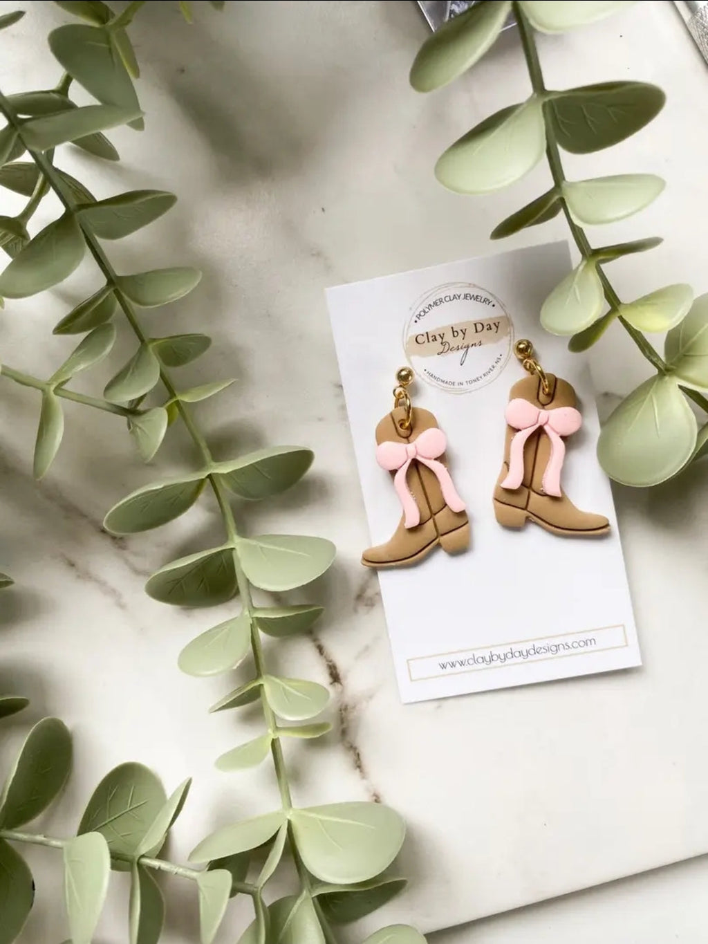 Dangle Clay Earrings