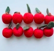 Felt Small Red Apple