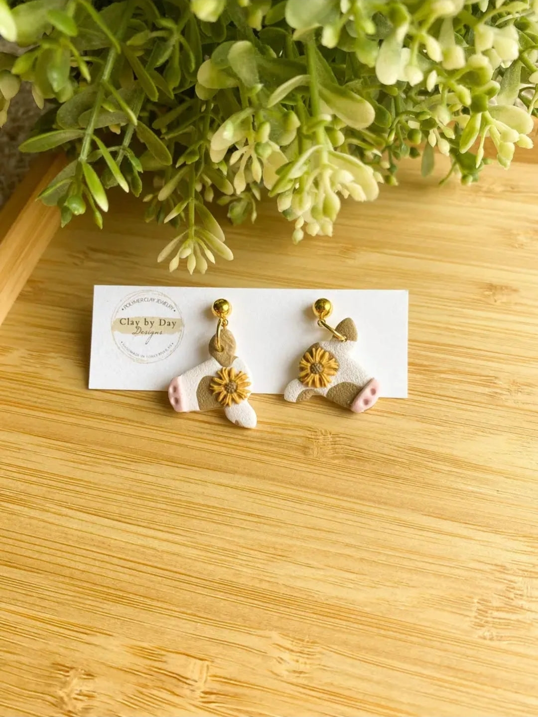Dangle Clay Earrings