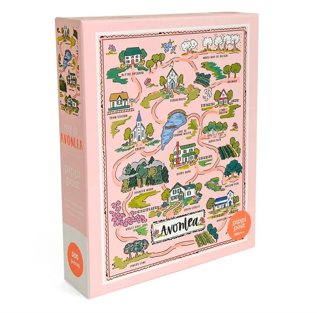 Anne of Green Gables Map of Avonlea- 500 Piece Jigsaw Puzzle