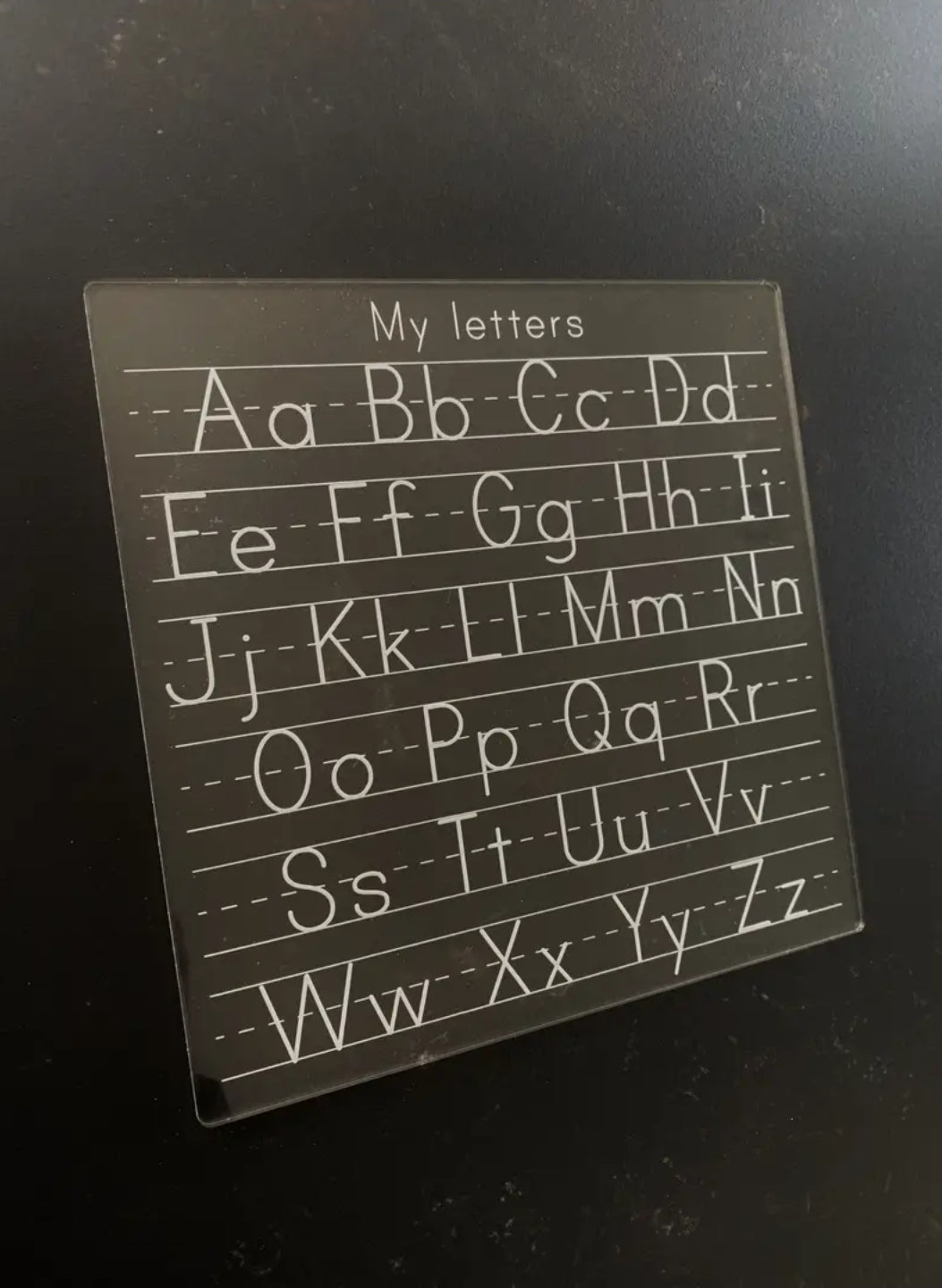 Letter traceable