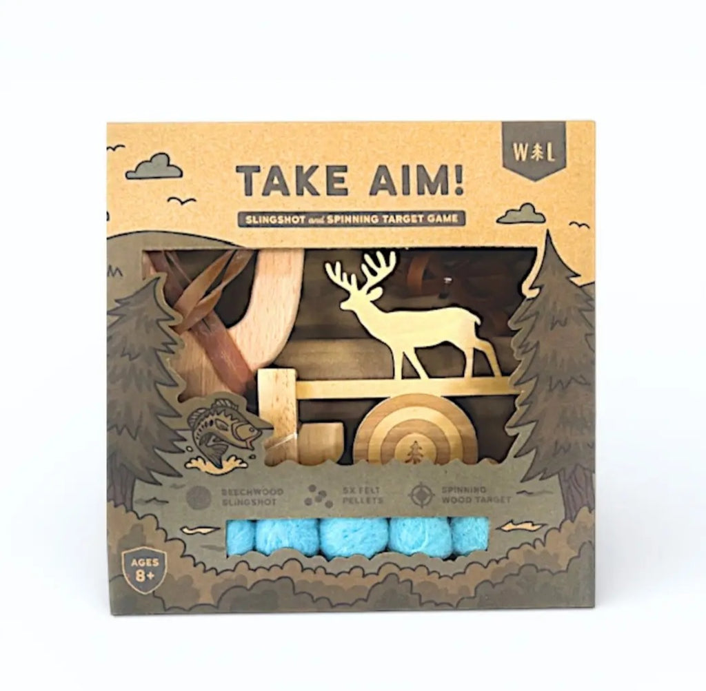 Take Aim! Kids Slingshot & Target Set