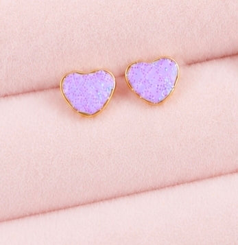 Youth Little Heart Studs
