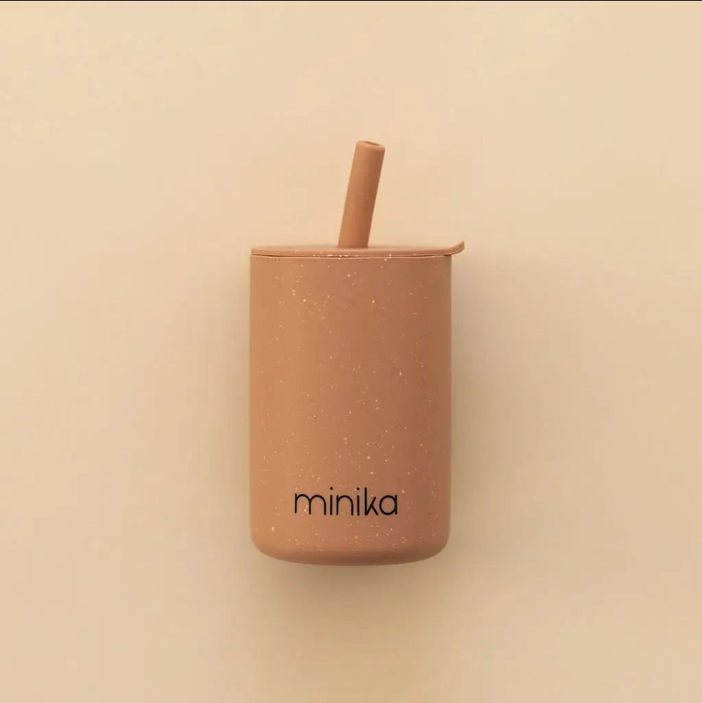 Silicone Straw Cup With Lid