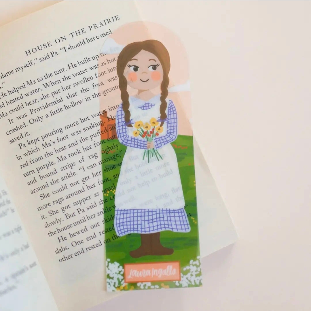 Little House On the Prairie Laura Ingalls Acetate Bookmark