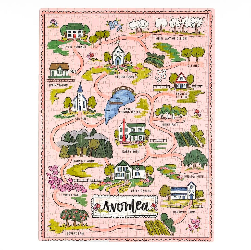 Anne of Green Gables Map of Avonlea- 500 Piece Jigsaw Puzzle