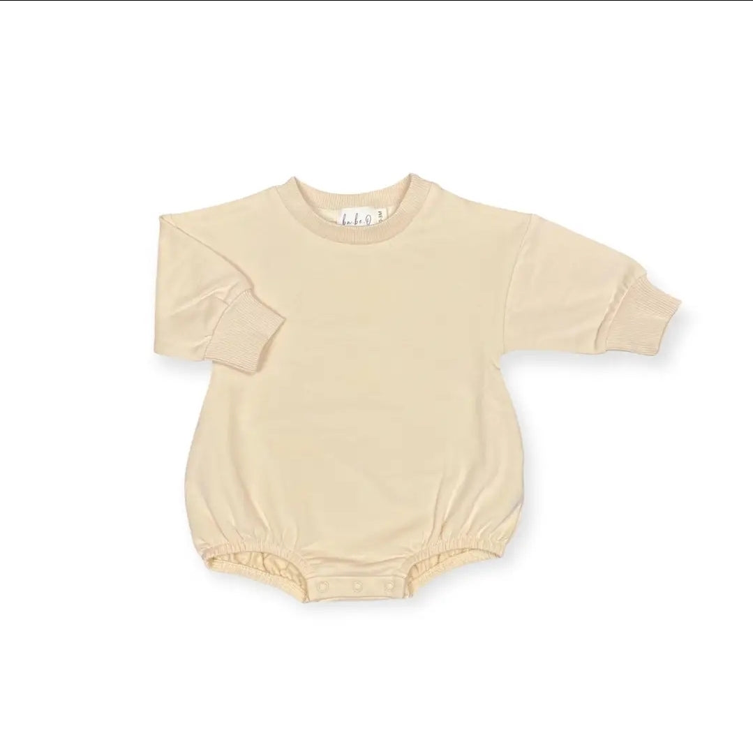 Bubble Romper- Cream