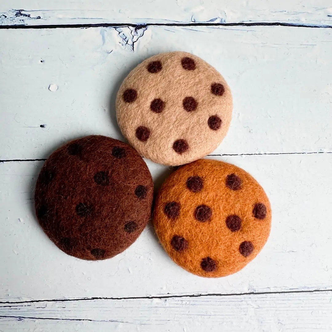 Felt Chocolate Chip Cookie
