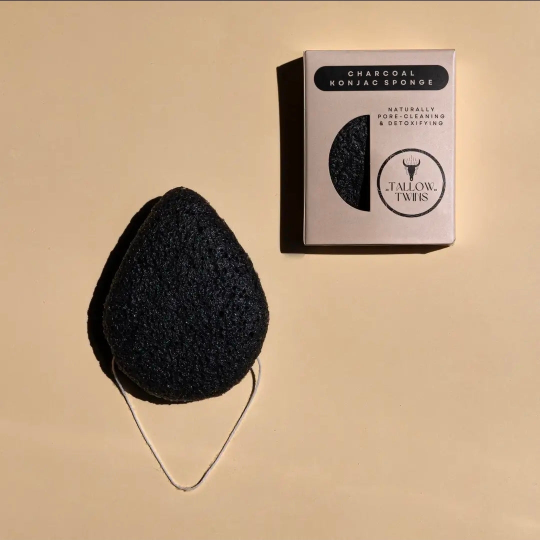 Charocal Konjac Sponge