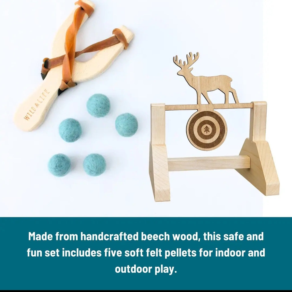 Take Aim! Kids Slingshot & Target Set