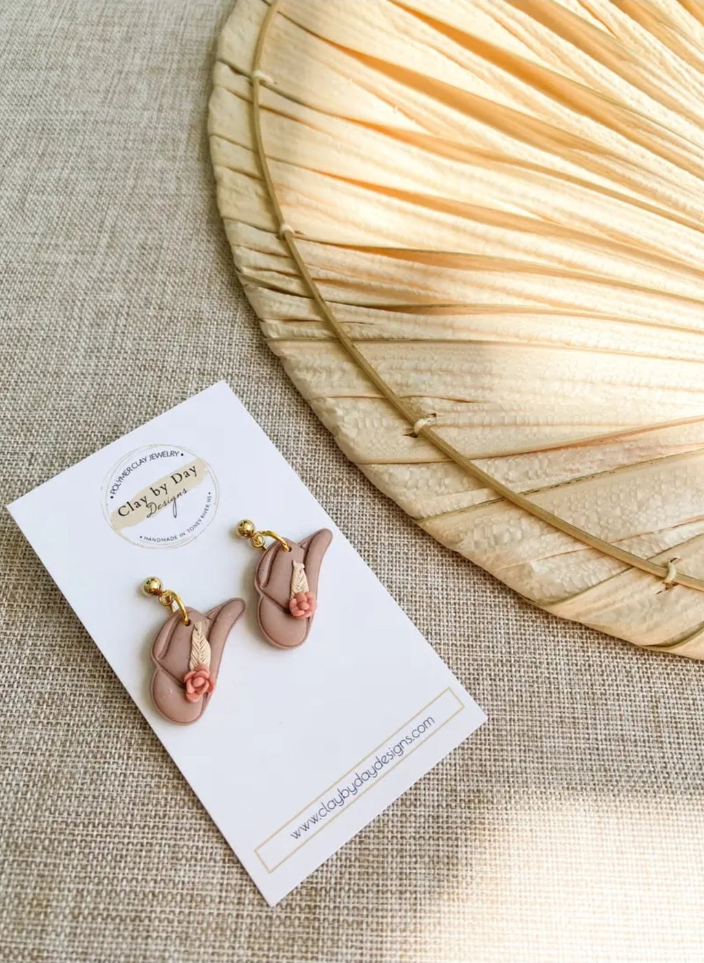 Dangle Clay Earrings